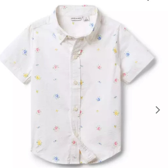 Janie and Jack Other - NWT- Janie and Jack Easter Shirt with Colorful Floral Print